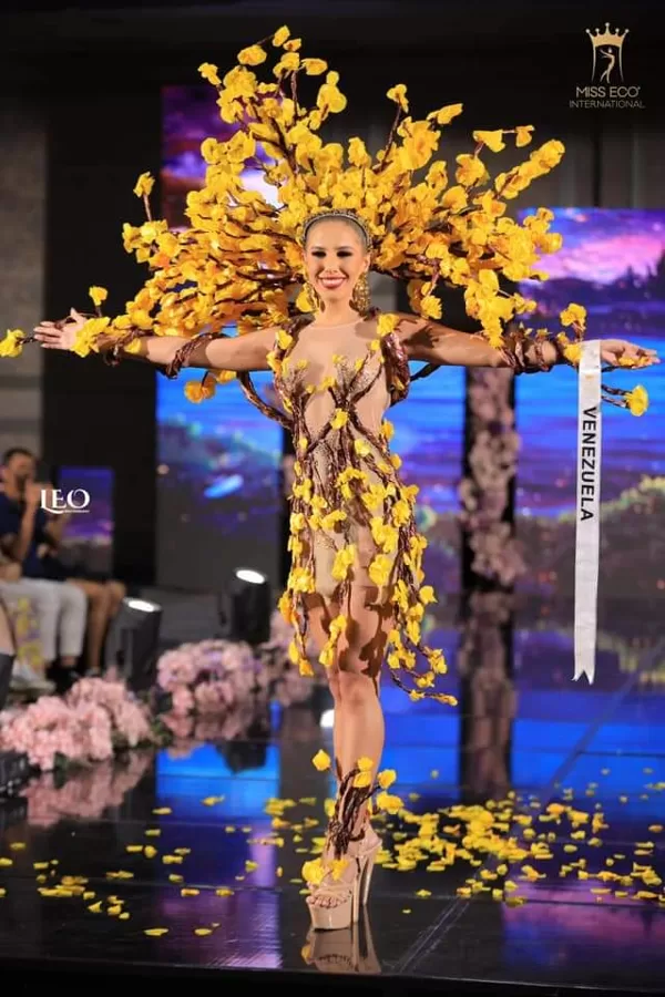 TOP01de 10 Mejores Trajes Eco friendly de Miss Eco International 2024.