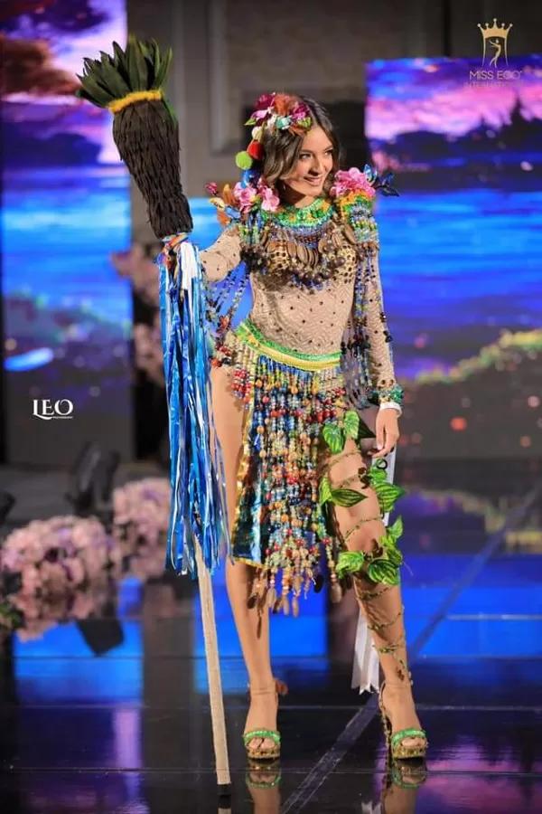 TOP03 de 10: Colombia. Mejores Trajes Eco friendly de Miss Eco International 2024.